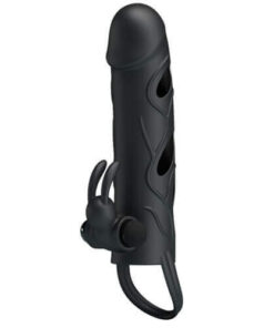 שרוול רטט סיליקון שחור